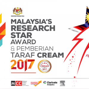 Malaysia Research Star Award dan Pemberian Taraf Cream 2017